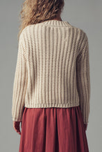 Load image into Gallery viewer, Urban Daizy - Chunky Gold Button Ribbed Knit Cardigan