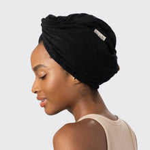 Load image into Gallery viewer, Quick Dry Hair Towel - Eco Black