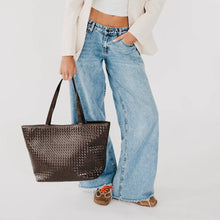 Load image into Gallery viewer, Pretty Simple - Woven Tiffany Organizer Tote Bag