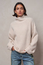 Load image into Gallery viewer, Urban Daizy - Relaxed Waffle Knit High Neck Sweater
