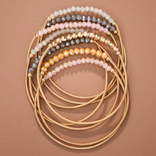 Load image into Gallery viewer, Mia Accessories - Boho Layered Spring Coil Guitar String Bracelet Set - 8096