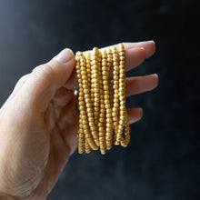Load image into Gallery viewer, Lenny & Eva - Gold Beaded Bracelets-4mm, Textured, Stretch, Long Wear