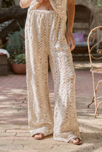 Load image into Gallery viewer, Urban Daizy - Natural Crochet Wide-Leg Pants