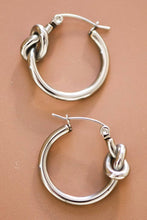 Load image into Gallery viewer, Mia Accessories - Tarnish-Resistant Waterproof Stainless Steel Hoop Earrings - 7075