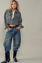 Load image into Gallery viewer, Timber Heavyweight Shacket: BLACK / S-2/M-2/L-2
