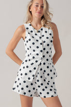 Load image into Gallery viewer, Urban Daizy - Polka Dot Cotton Linen Matching Set