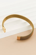 Load image into Gallery viewer, Mia Accessories - 18K Gold PVD Plated Waterproof Stainless Steel Cuff - 6984