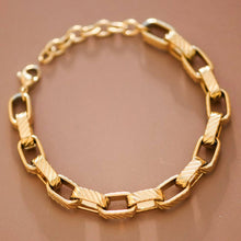 Load image into Gallery viewer, Mia Accessories - 18K Gold Plated Waterproof Stainless Steel Chain Bracelet - 7066