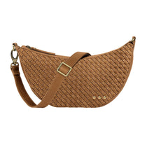 Load image into Gallery viewer, Pretty Simple - Paige Structured Suede Woven Crossbody