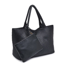 Load image into Gallery viewer, Moda Luxe - Solana Woven Vegan Leather Tote