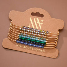 Load image into Gallery viewer, Mia Accessories - Boho Layered Spring Coil Guitar String Bracelet Set - 8178