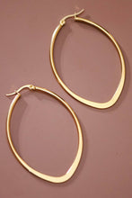 Load image into Gallery viewer, Mia Accessories - 18K Gold Plated Waterproof Stainless Steel Hoop Earrings - 7534