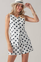 Load image into Gallery viewer, Urban Daizy - Polka Dot Cotton Linen Matching Set