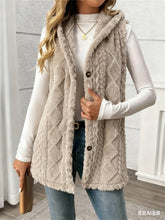 Load image into Gallery viewer, EmberLoom - Women's Reversible Faux Fur outwear Vest with Buttons
