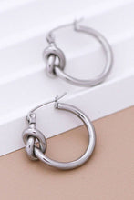 Load image into Gallery viewer, Mia Accessories - Tarnish-Resistant Waterproof Stainless Steel Hoop Earrings - 7075