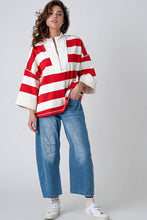 Load image into Gallery viewer, Urban Daizy - Breezy Striped Pullover Top