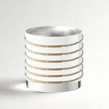 Load image into Gallery viewer, Lenny & Eva - Norah Bangle-Silver | Beaded Bracelet | Delicate Jewelry