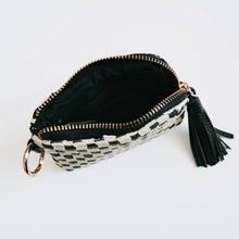 Load image into Gallery viewer, Paris Pebbled Wallet: Checkered Black