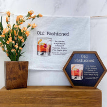 Load image into Gallery viewer, Driftless Studios - Old Fashioned Cocktail Bar Towel - Driftless Tea Towels
