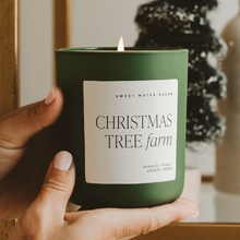 Load image into Gallery viewer, Sweet Water Decor - Christmas Tree Farm 15 oz Matte Soy Candle- Home Decor