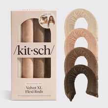 Load image into Gallery viewer, KITSCH - Velvet XL Flexi Rods 4pc Set - Eucalyptus