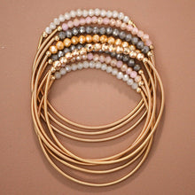 Load image into Gallery viewer, Mia Accessories - Boho Layered Spring Coil Guitar String Bracelet Set - 8096