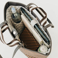 Load image into Gallery viewer, Pretty Simple - Woven Tiffany Organizer Tote Bag