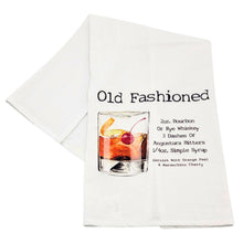 Load image into Gallery viewer, Driftless Studios - Old Fashioned Cocktail Bar Towel - Driftless Tea Towels
