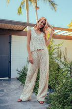 Load image into Gallery viewer, Urban Daizy - Natural Crochet Wavy V-Neck Tank