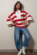 Load image into Gallery viewer, Urban Daizy - Breezy Striped Pullover Top