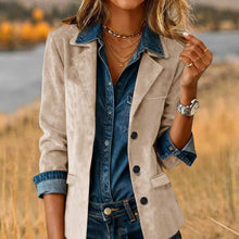 Load image into Gallery viewer, EmberLoom - Western Style Faux Suede Motorcycle Jacket