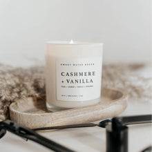 Load image into Gallery viewer, Sweet Water Decor - Cashmere and Vanilla 11 oz Soy Candle - Home Decor & Gifts