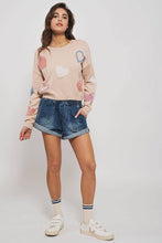Load image into Gallery viewer, Urban Daizy - Heart of Fuzz Knit Crewneck Sweater