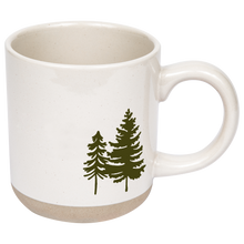 Load image into Gallery viewer, Sweet Water Decor - *NEW* Green Trees Stoneware Coffee Mug - Christmas Decor