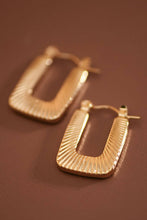 Load image into Gallery viewer, Mia Accessories - 18K Gold Plated Waterproof Stainless Steel Hoop Earrings - 7660