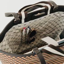 Load image into Gallery viewer, Pretty Simple - Woven Tiffany Organizer Tote Bag