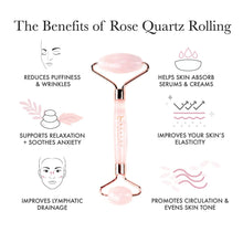 Load image into Gallery viewer, Beauty By Earth - Rose Quartz Face Roller