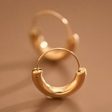 Load image into Gallery viewer, Mia Accessories - 18K Gold Plated Waterproof Stainless Steel Hoop Earrings - 7770