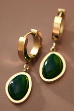 Load image into Gallery viewer, Mia Accessories - 18K Gold Plated Waterproof Stainless Steel Drop Earrings - 7570