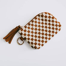Load image into Gallery viewer, Paris Pebbled Wallet: Checkered Black