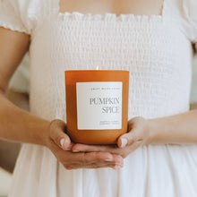 Load image into Gallery viewer, Sweet Water Decor - Pumpkin Spice 15 oz Soy Candle, Matte Jar - Fall Decor