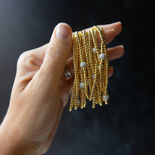 Load image into Gallery viewer, Lenny & Eva - Gold Beaded Bracelets-Uno, Mixed Metals, Gilded Stretch