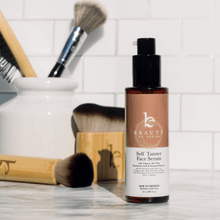 Load image into Gallery viewer, Self Tanner Hyaluronic Acid Face Serum 2oz, (2 Shades): Fair to Medium