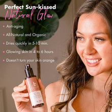 Load image into Gallery viewer, Self Tanner Hyaluronic Acid Face Serum 2oz, (2 Shades): Fair to Medium