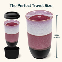 Load image into Gallery viewer, Nova Ceramics Travel Mugs - Eclipse 16oz Ceramic Travel Mug – Reusable with Lid