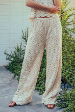 Load image into Gallery viewer, Urban Daizy - Natural Crochet Wide-Leg Pants