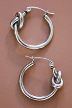 Load image into Gallery viewer, Mia Accessories - Tarnish-Resistant Waterproof Stainless Steel Hoop Earrings - 7075