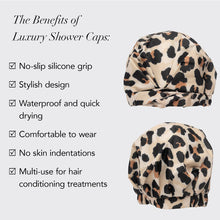Load image into Gallery viewer, Luxury Shower Cap - Leopard
