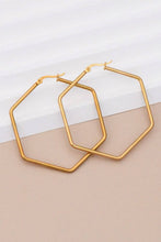 Load image into Gallery viewer, Mia Accessories - 18K Gold Plated Waterproof Stainless Steel Hoop Earrings - 7151
