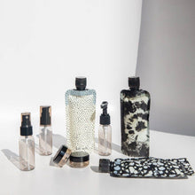 Load image into Gallery viewer, Refillable Ultimate Travel 11pc Set - Black & Ivory